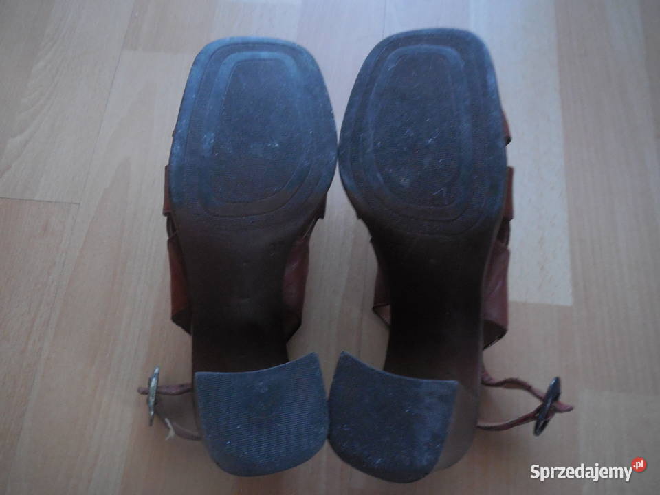 skórzane sandałki Rozmiar 37 Damskie Łódź