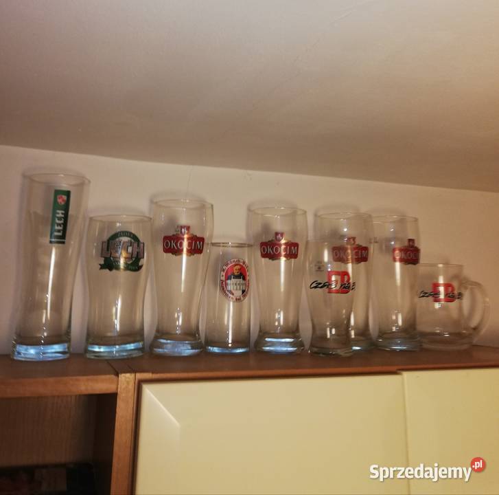 Kolekcja szklanek do piwa pokale i inne Tanio Warszawa sprzedam
