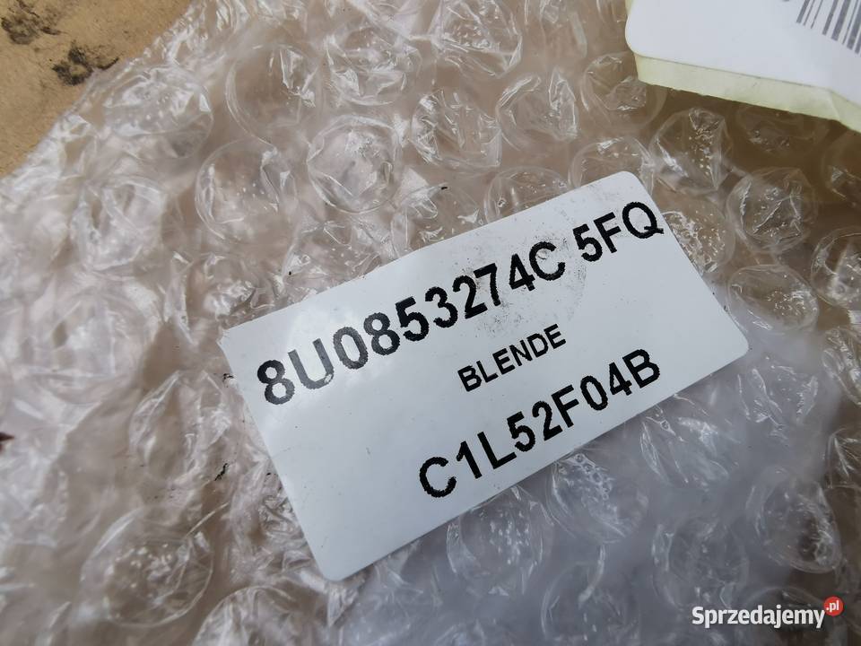 Trójkąt listwa zaślepka drzwi audi q3 8U0853274C Sieraków