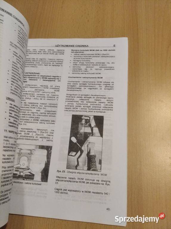 Instrukcja Ursus 55246824 oryginał 2010