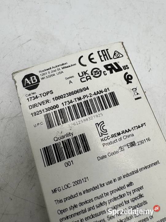 Allen Bradley 1734TOPS Terminal Base Warszawa