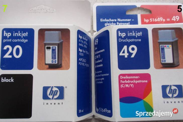 Tusze do drukarek HP Canon OKI Pozostałe Łódź