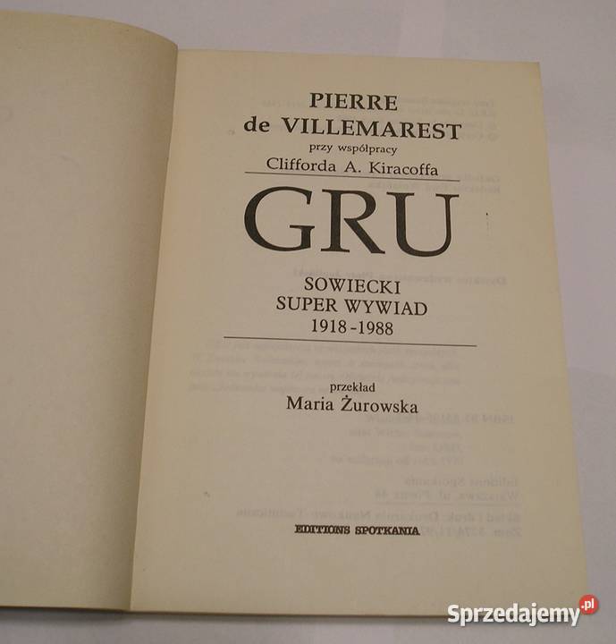 GRU SOWIECKI SUPER WYWIAD PIERRE DE VILLEMAREST Łódź