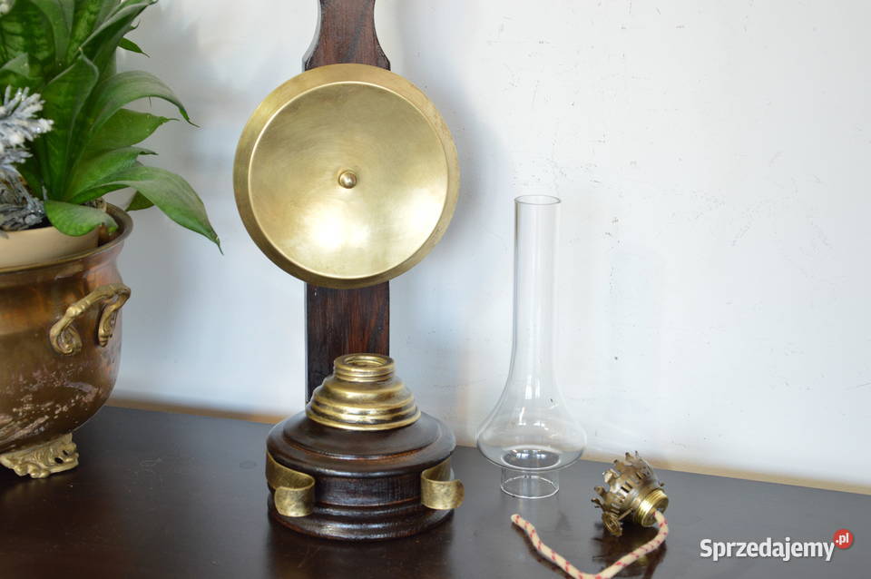 lampa naftowa kinkiet drewno do zawieszenia Jastrzębie-Zdrój sprzedam