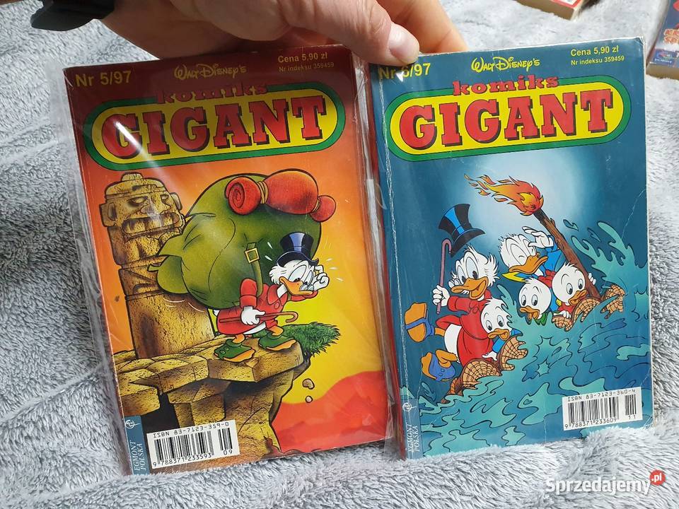 Komiks Gigant tom 5 i 6 1997 stan Gdynia