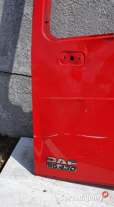 DAF XF DRZWI LEWE CZERWONE Bieleń sprzedam