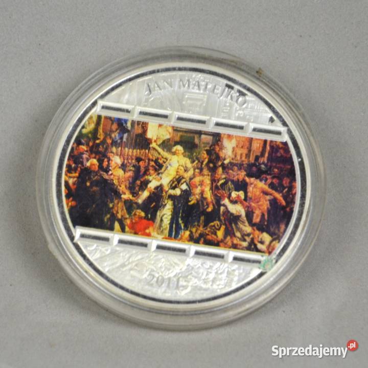 Medal posrebrzany Jan Matejko Konstytucja 3 Maja Bronisze sprzedam