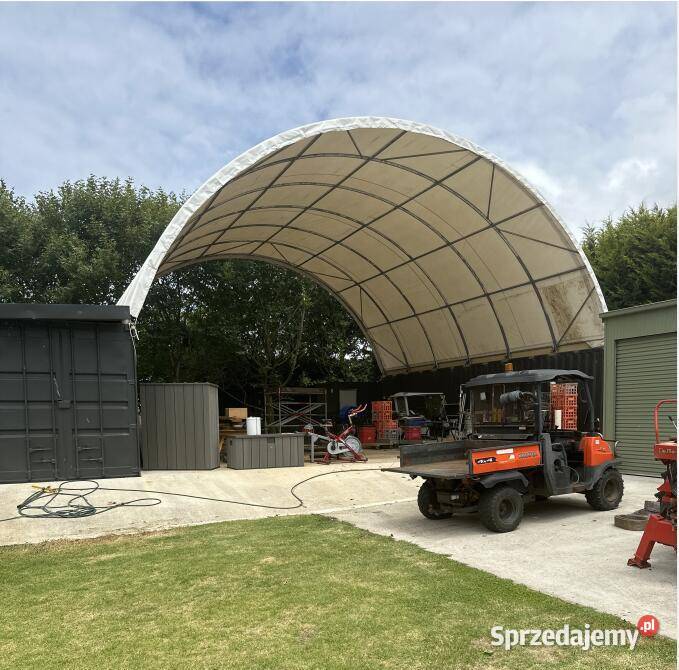 Zadaszenie kontenerowe 12x24m PVC 900gm2 Wrocław sprzedam