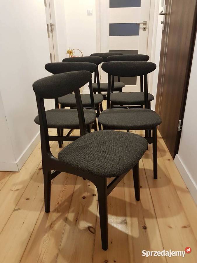 Krzesła PRL autor Rajmund Hałas lata 6070 35cm Szczecin
