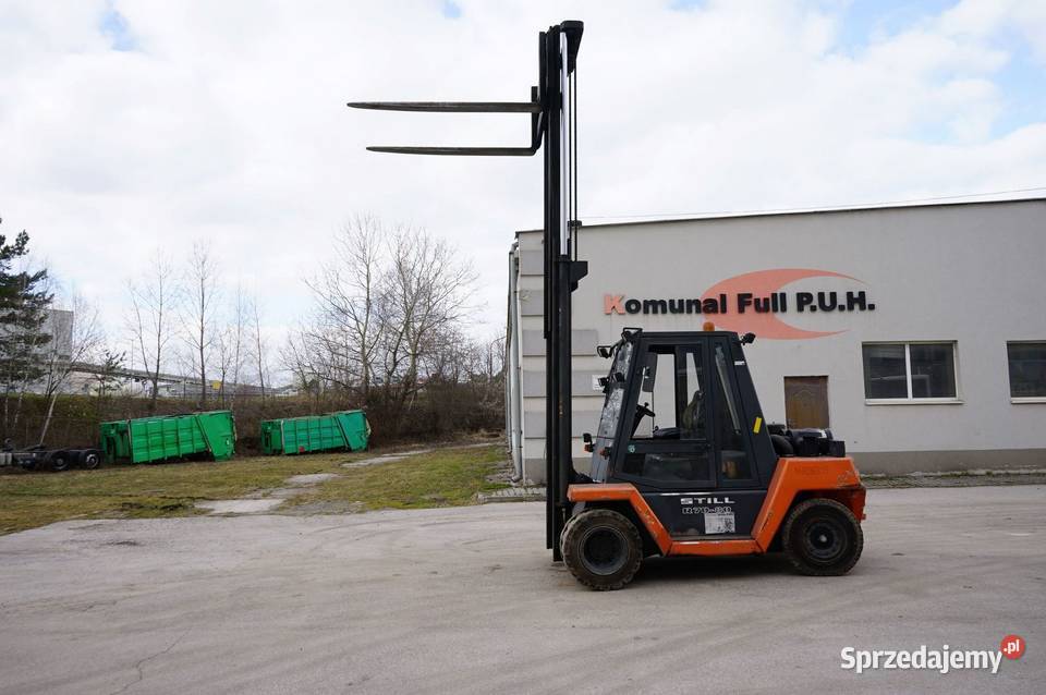 Wózek widłowy STILL R7080 8 ton udźwigu podnosi Still Nowiny sprzedam