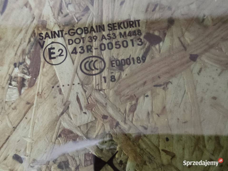 Szyba Drzwi Lewy Tył Citroen DS7 DOT39AS3M448