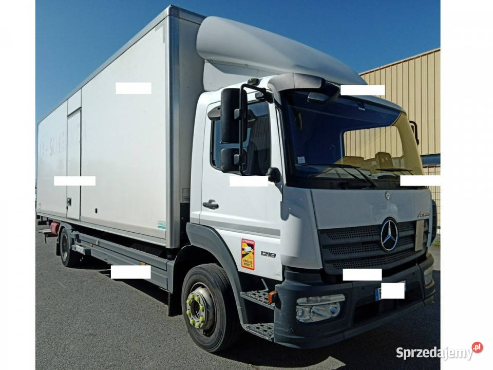 Mercedes Atego 1218 Euro 6 256 tyskkm kontener Rok produkcji 2018 Góra Kalwaria