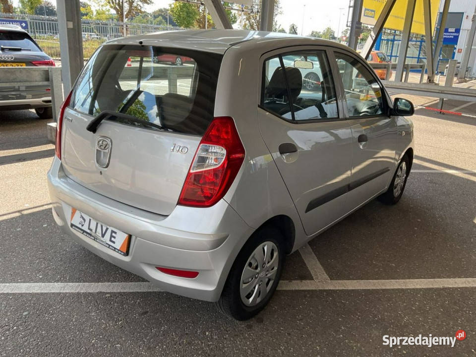 Hyundai i10 KlimatyzacjaIsofixPrzebieg srebrny Wejherowo