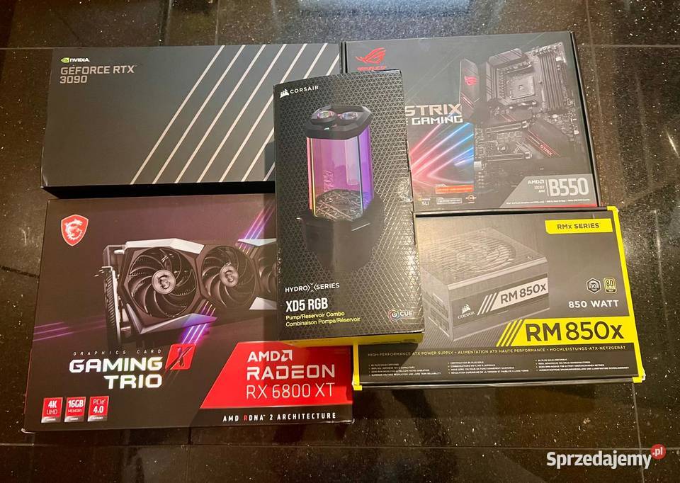 Mocny komputer gracza RTX3090FE RX6800XT Ryzen7 Pozostałe Pozostałe sprzedam