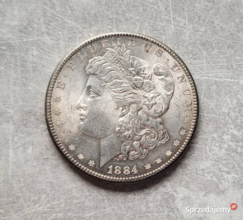 11 USA srebro 1 Dollar 1884 r Morgan