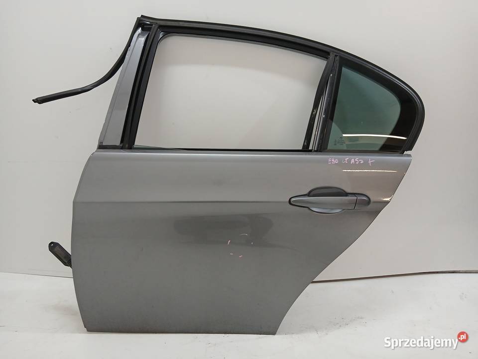 DRZWI LEWE TYLNE BMW E90 A527 SPACEGRAU Strzyżewice