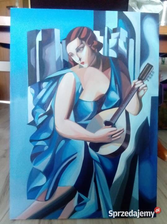 Tamara Łempicka obraz z tamburynem