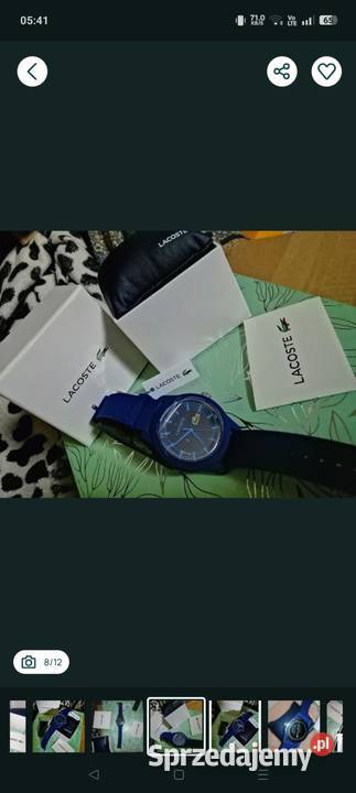 LACOSTE Zegarek NOWY z metką z folią tarcza i Unisex Leszno