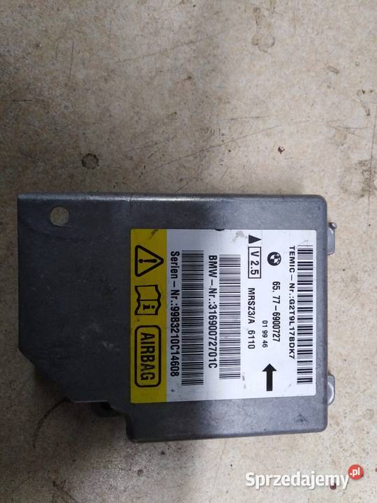 Sensor poduszek airbag bmw e39 Rok produkcji 1999 Mieroszyno
