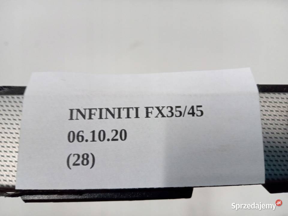 LISTWA TUNELU ŚRODKOWEGO INFINITI FX35 FX45 0306 Wyposażenie wnętrza Nowy Tomyśl