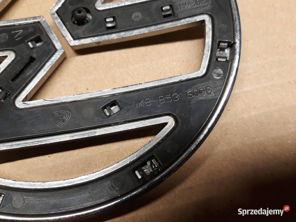 VW SCIROCCO ZNACZEK EMBLEMAT MASKI PRZÓD