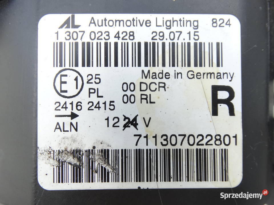 AUDI A4 B8 0812 LAMPA LEWY PRAWY PRZÓD KOMPLET Lampy przednie łódzkie Łosieniec
