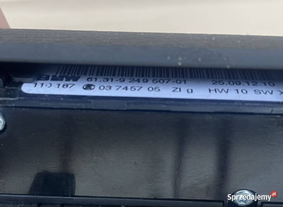 9249507 panel przełączników bmw x1 e84 Szczecin