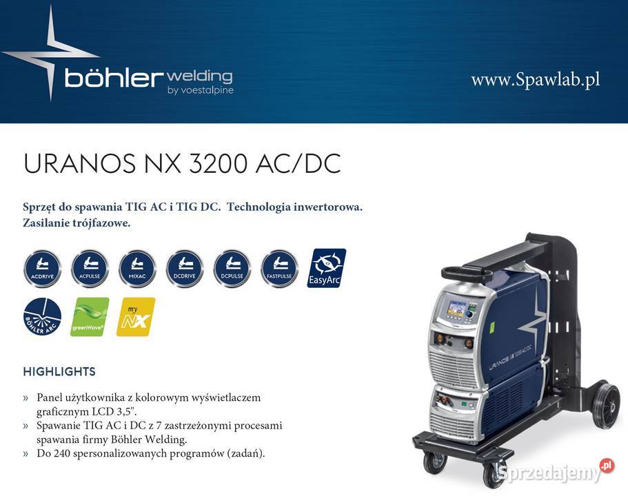 Bhler Selco Uranos NX 3200 AcDc Krotoszyn