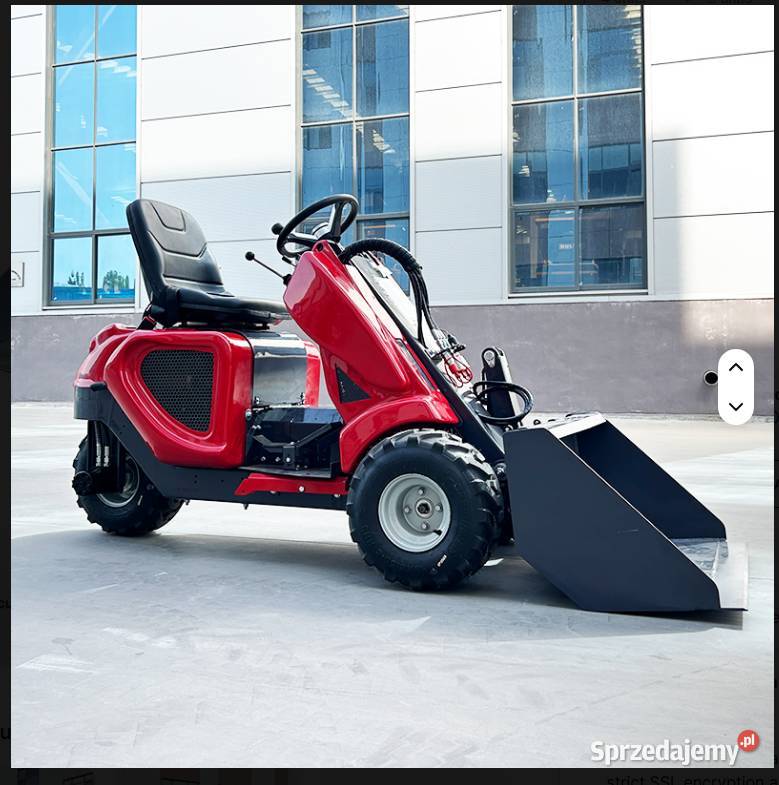 Mini ładowarka 3 kołowa Szybkozłącze