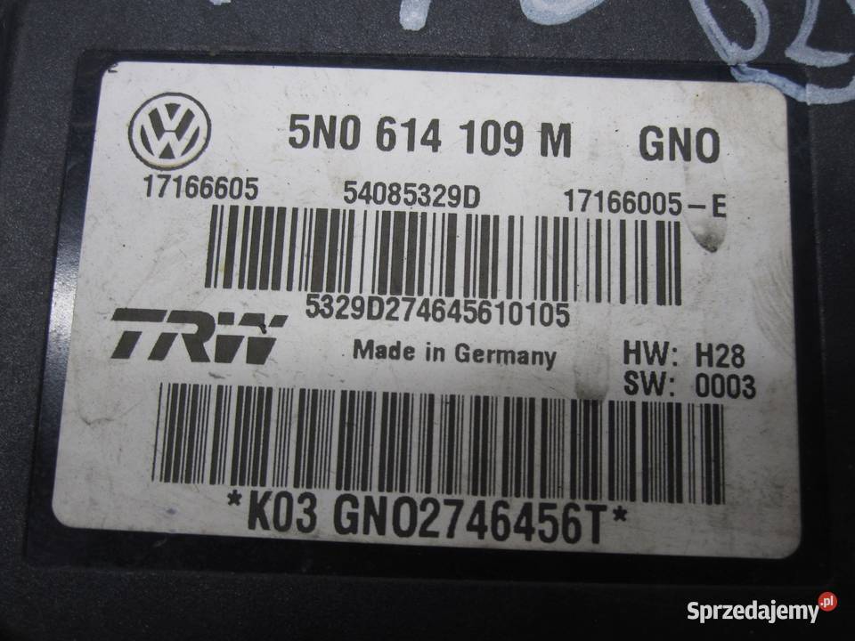 VOLKSWAGEN TIGUAN I 10r pompa ABS 5N0614109M Kielce
