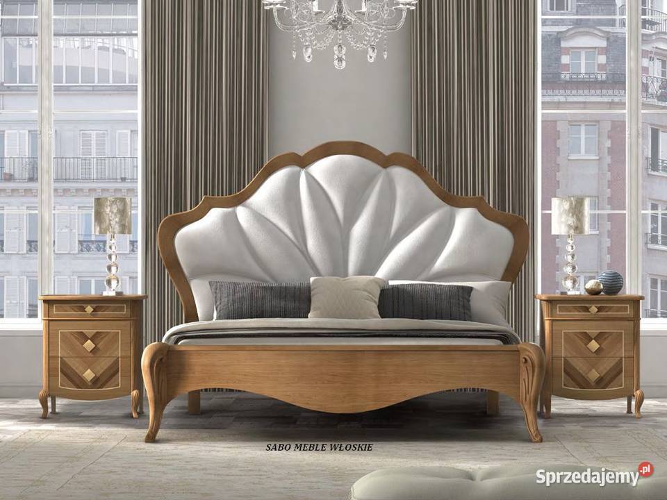 Klasyczne łóżko włoskie Ravello 180 orzechowe Przemyśl