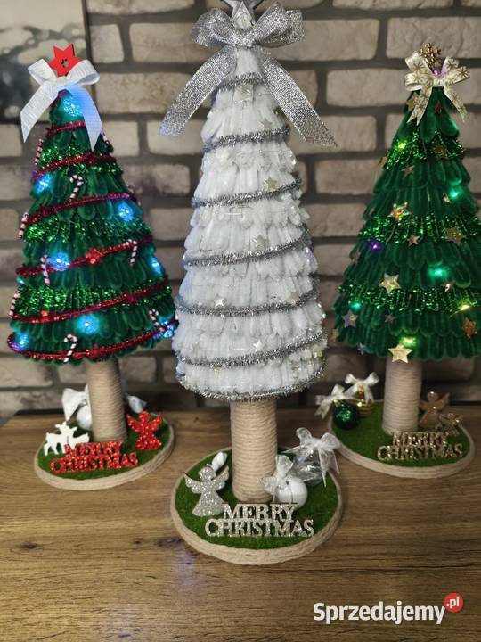 Choinka święta dekoracja rękodzieło Łódź