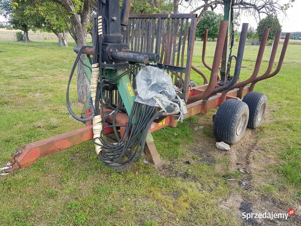 Przyczepa Leśna More Maskiner 9ton Zestaw Kielce