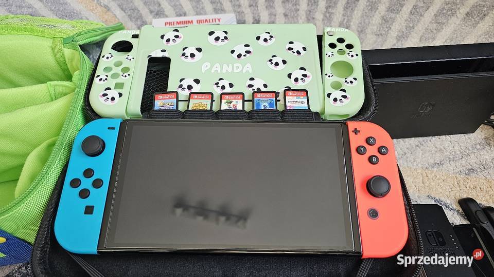 Nintendo Switch OLED mega zestaw łódzkie Łask