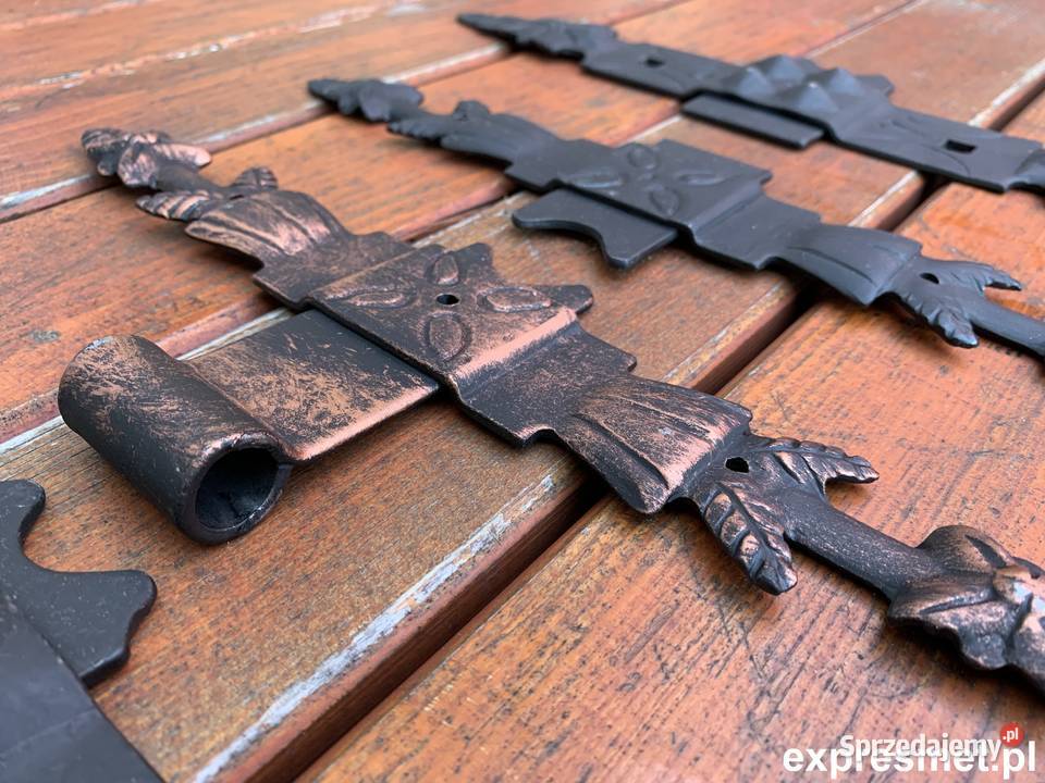 Zawias środkowy ozdobny atrapa dekoracyjny kuty Poznań