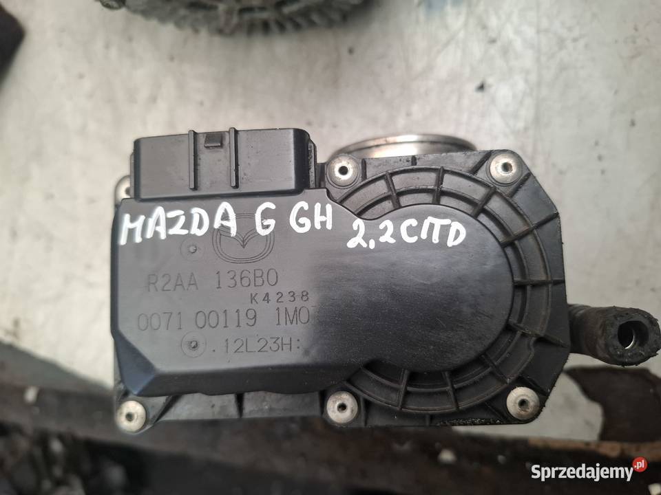 MAZDA 6 GH 22 CITD przepustnica R2AA136B0 Kielce sprzedam