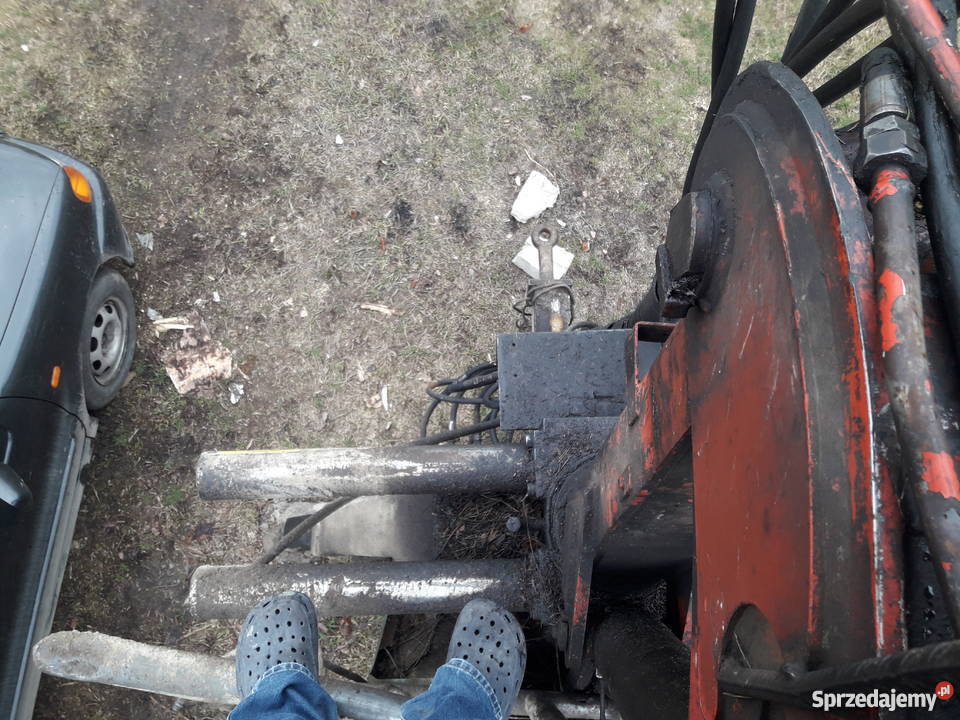 Przyczepa leśna Pronar z hds zrywka Połęcko