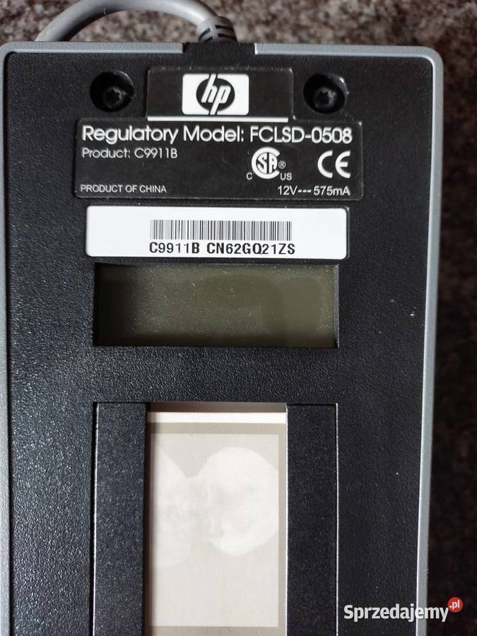 HP ScanJet TMA FCLSD0508 Scanner Regulatory Elektronika sprzedam