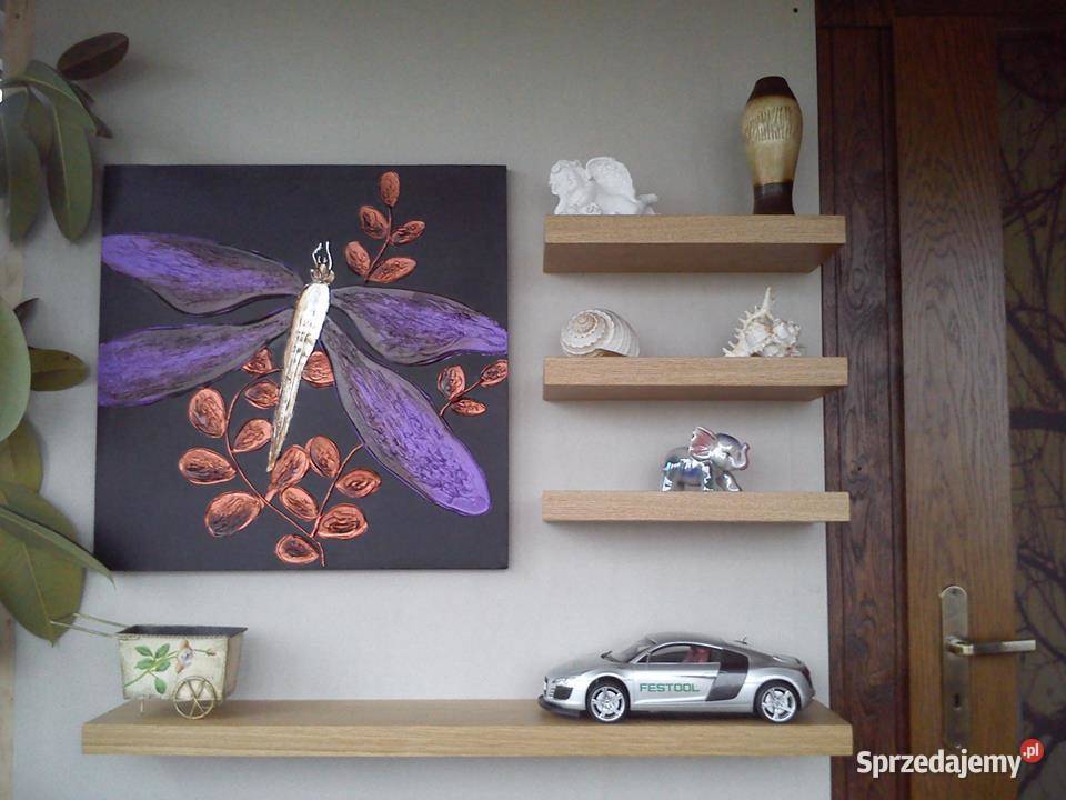 półka na ścianę bez widocznych mocowań mazowieckie Warszawa