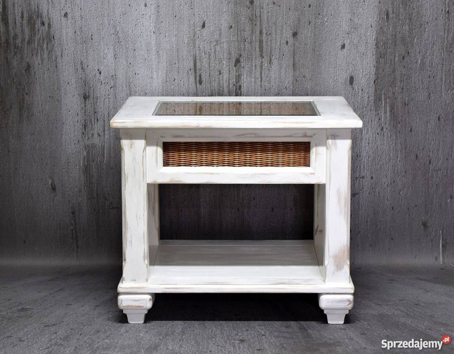 Biały prowansalski stolik kawowy Stoły, krzesła, biurka Lublin sprzedam