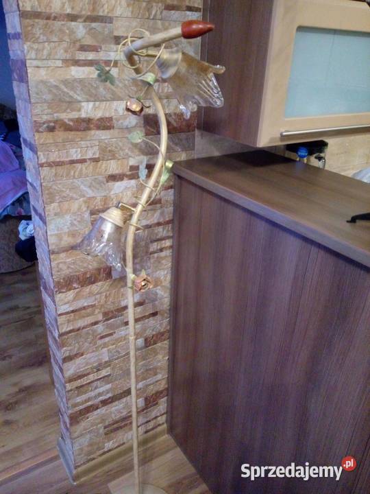 Żyrandol z lampą stojącą Bachów