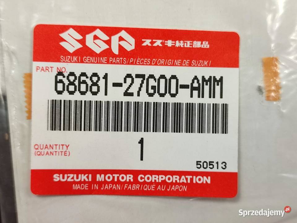NAKLEJKA VSTROM L BOCZEK SUZUKI DL650 VSTROM osobowe lubelskie sprzedam