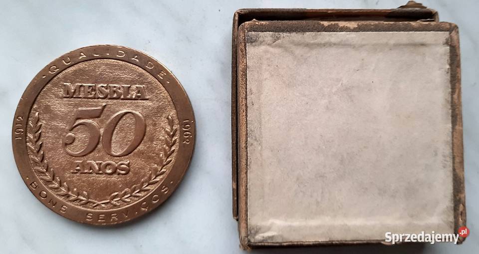 Medal 50 lecie sieci handlowej 1912 1962 Mesbla Ostrów Wielkopolski