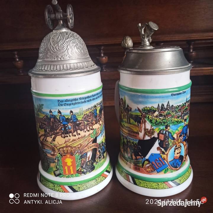 Kufel z trąnką żołnierze niemieccy pierwsza Gdańsk sprzedam