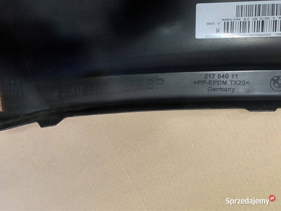 21754011 spojler dyfuzor zderzaka mpakiet bmw 5 Szczecin sprzedam