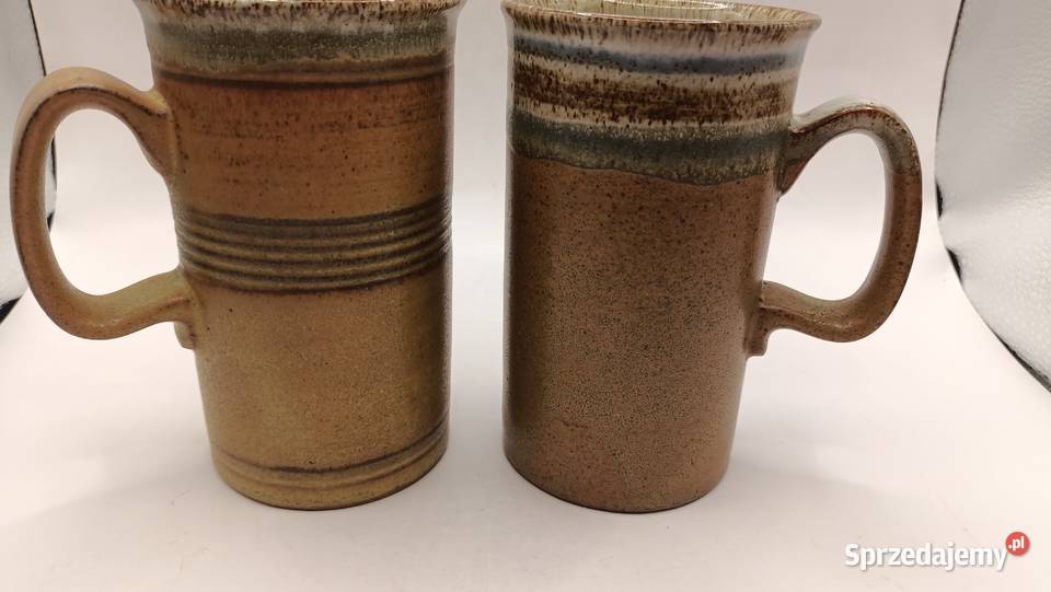 Dwa kubki do herbaty rustykalne Scotland Zamość