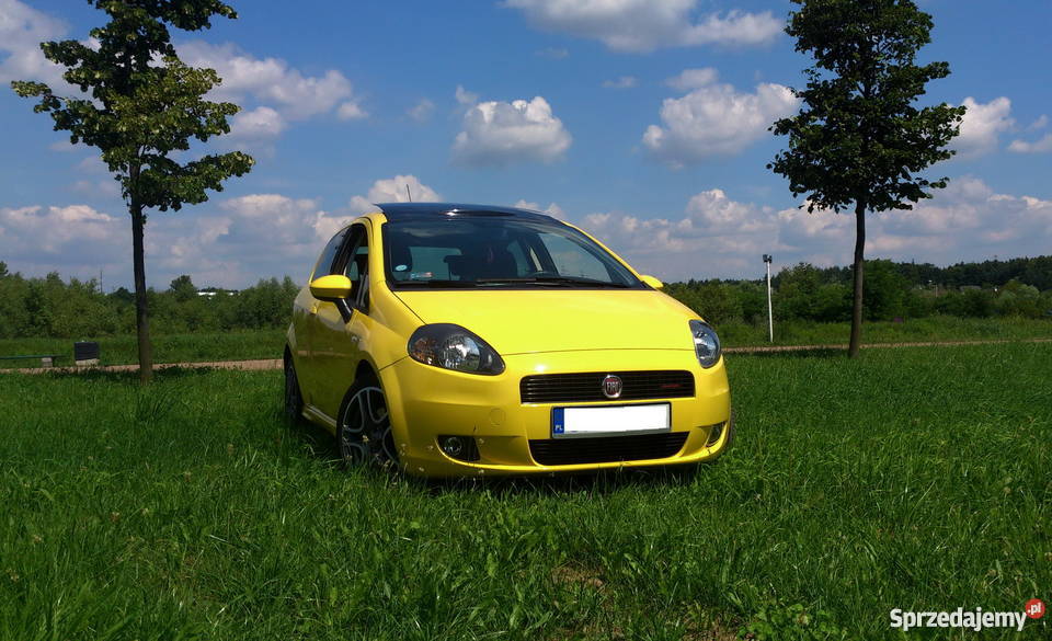 Fiat Grande Punto 13 90 Sport YELLOW klimatyzacja Rybnik