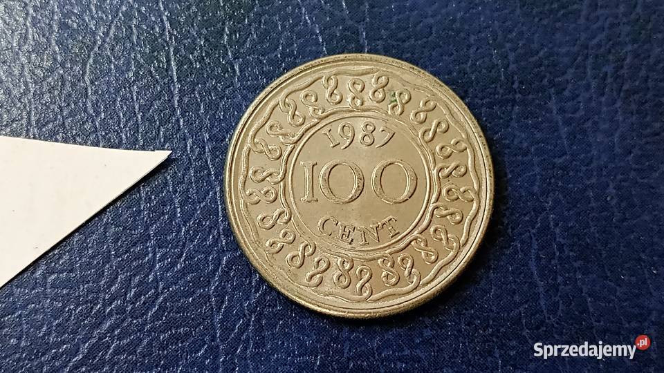 Stare monety 100 cent 1987 Surinam Numizmatyka Lesko