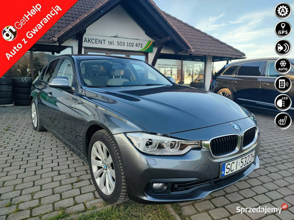BMW 318 oryginał lakier automat serwis F30F31 nawigacja BMW Ustroń sprzedam