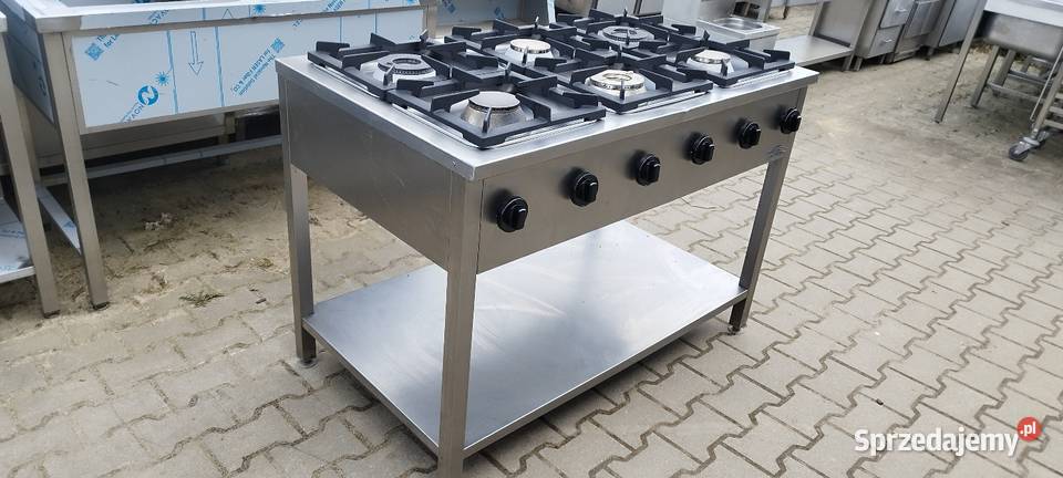 Kuchnia gazowa 6 palnikowa Gastronomia wielkopolskie Ostrów Wielkopolski